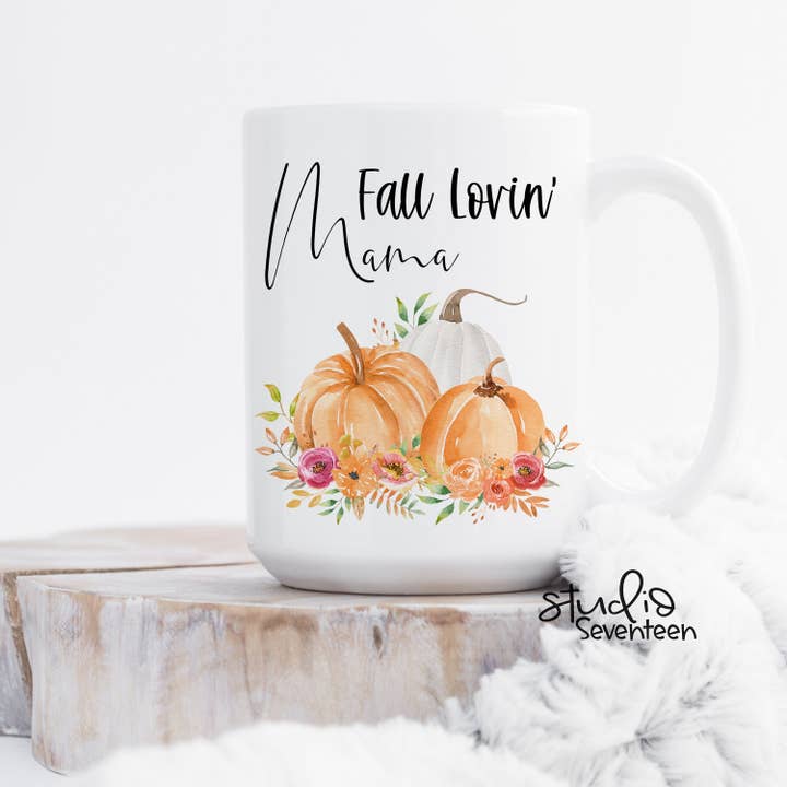 Fall Lovin' Mama Mug for wholesale by Studio Seventeen