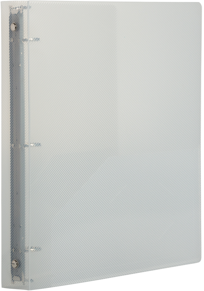 JAM PAPER - Wholesale Binder - JAM Plastic 1 inch Binder, Clear 3 Ring Binder, 1/PK2