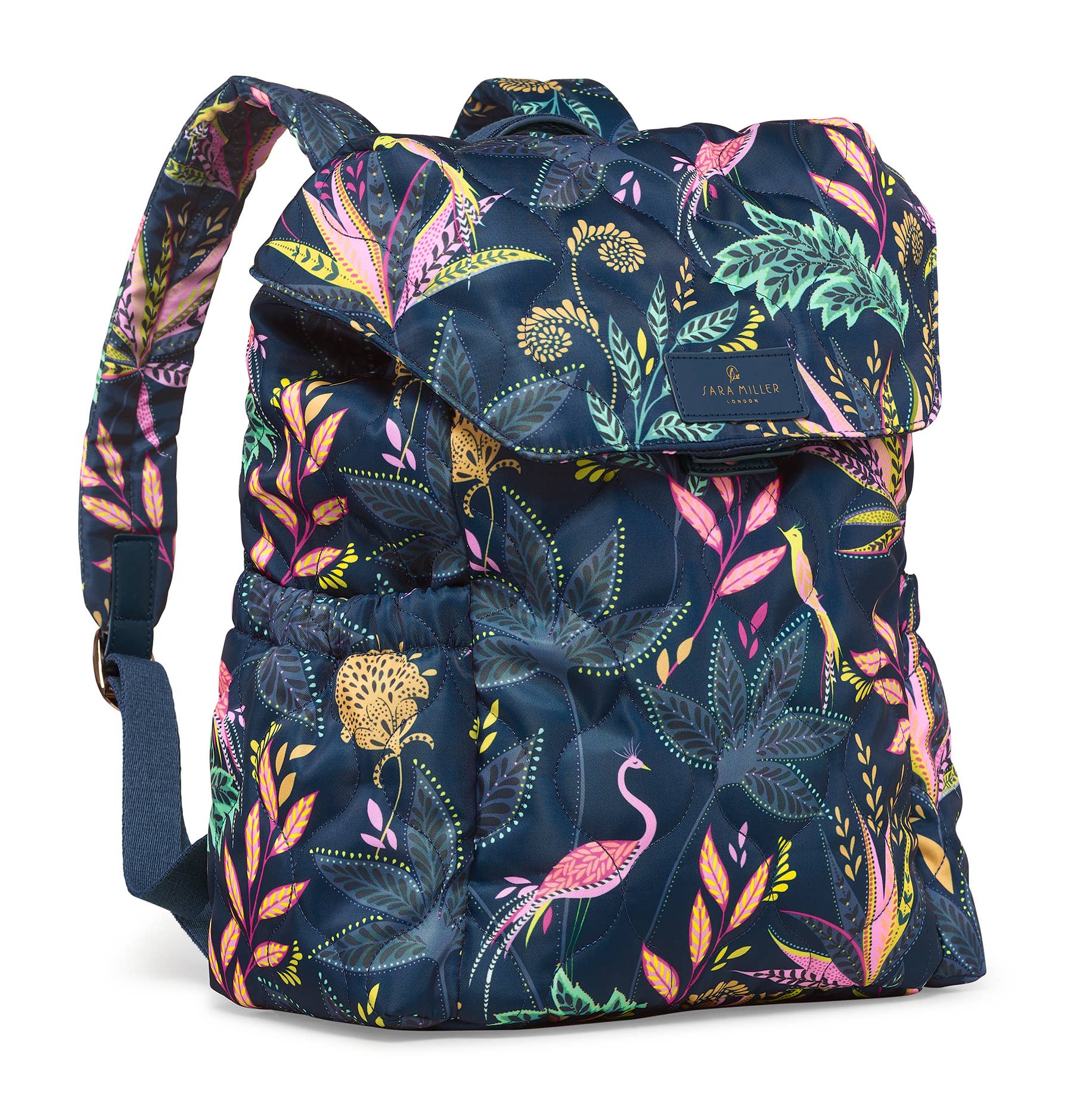 Botanic Paradise Quilted Travel Backpack for wholesale on Faire1
