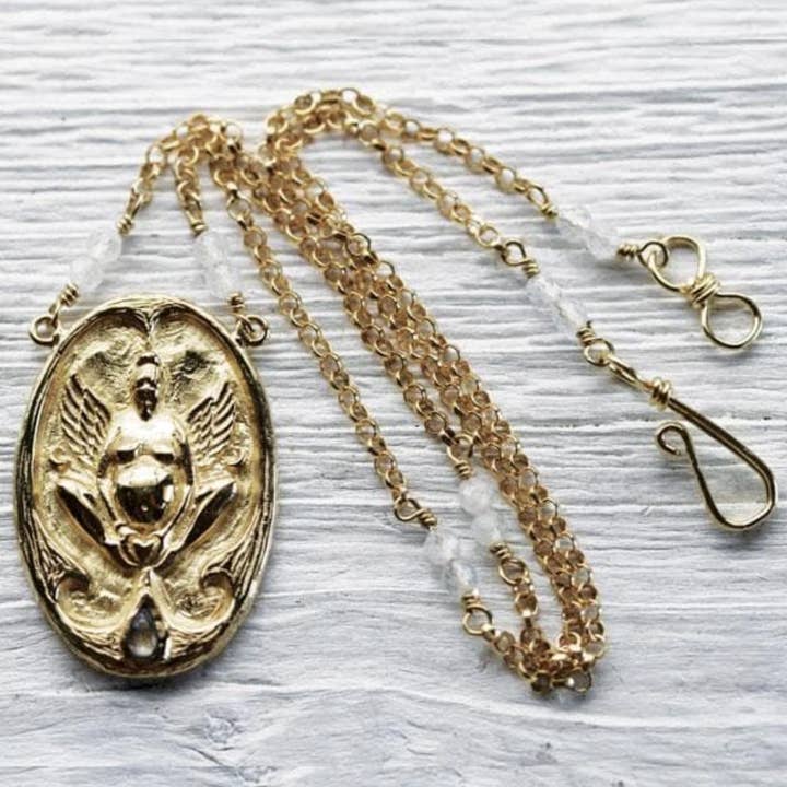 Halsketting Birthing Priestess voor wholesale door bahgsu jewels