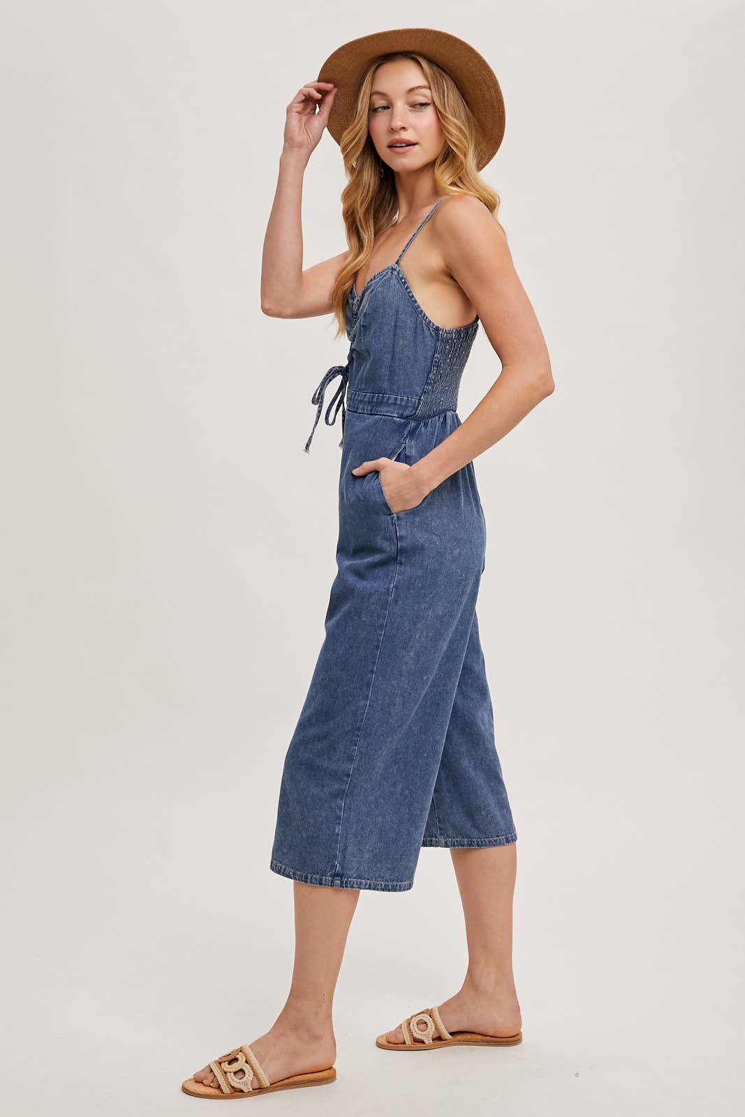 Bluivy - Vente Combinaison – femme - COMBINAISON EN JEAN DÉLAVÉ À L'ACIDE16