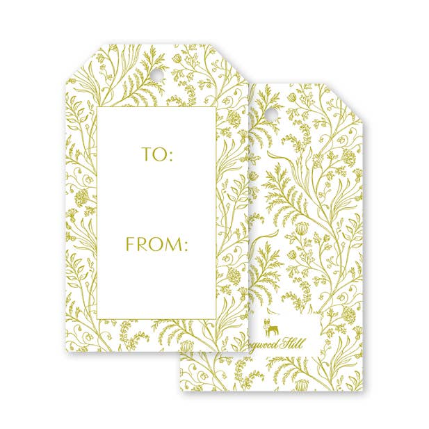 Fern Chartreuse Gift Tags for wholesale by Dogwood Hill