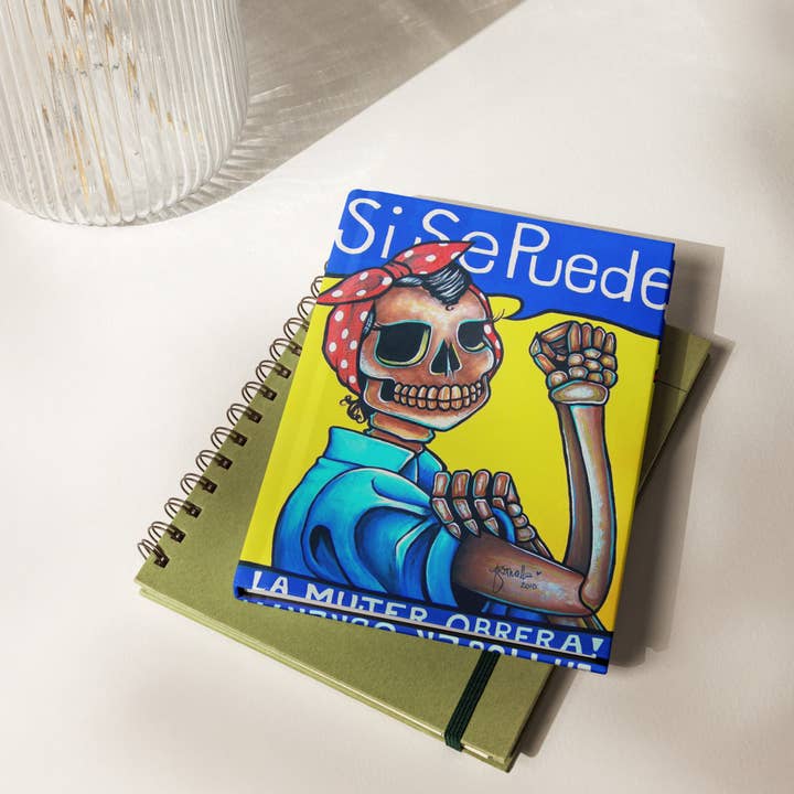 “Sí Se Puede!” Hardcover journal matte for wholesale by The Art of Francella