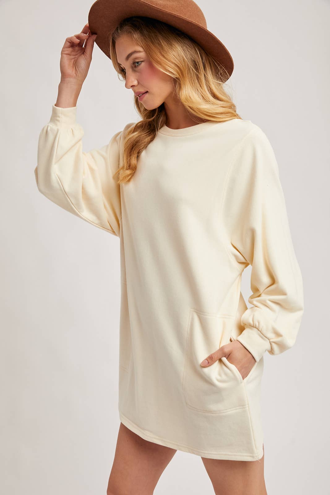 Bluivy - Vente Robe – femme - Robe mini en french terry18