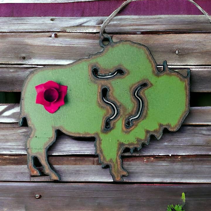 Buffelprydnad Oklahoma sydvästra Wyoming Colorado Western för wholesale av Whimsies