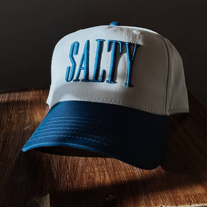 SALTY Embroidered Trucker Hat (3D PUFF EMBROIDERY) and other Purchase Wholesale salty hat. Free Returns & Net 60 Terms on Faire trending on Faire.