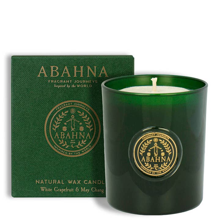 Naturligt vaxljus - Vit Grapefrukt & May Chang för wholesale av Abahna