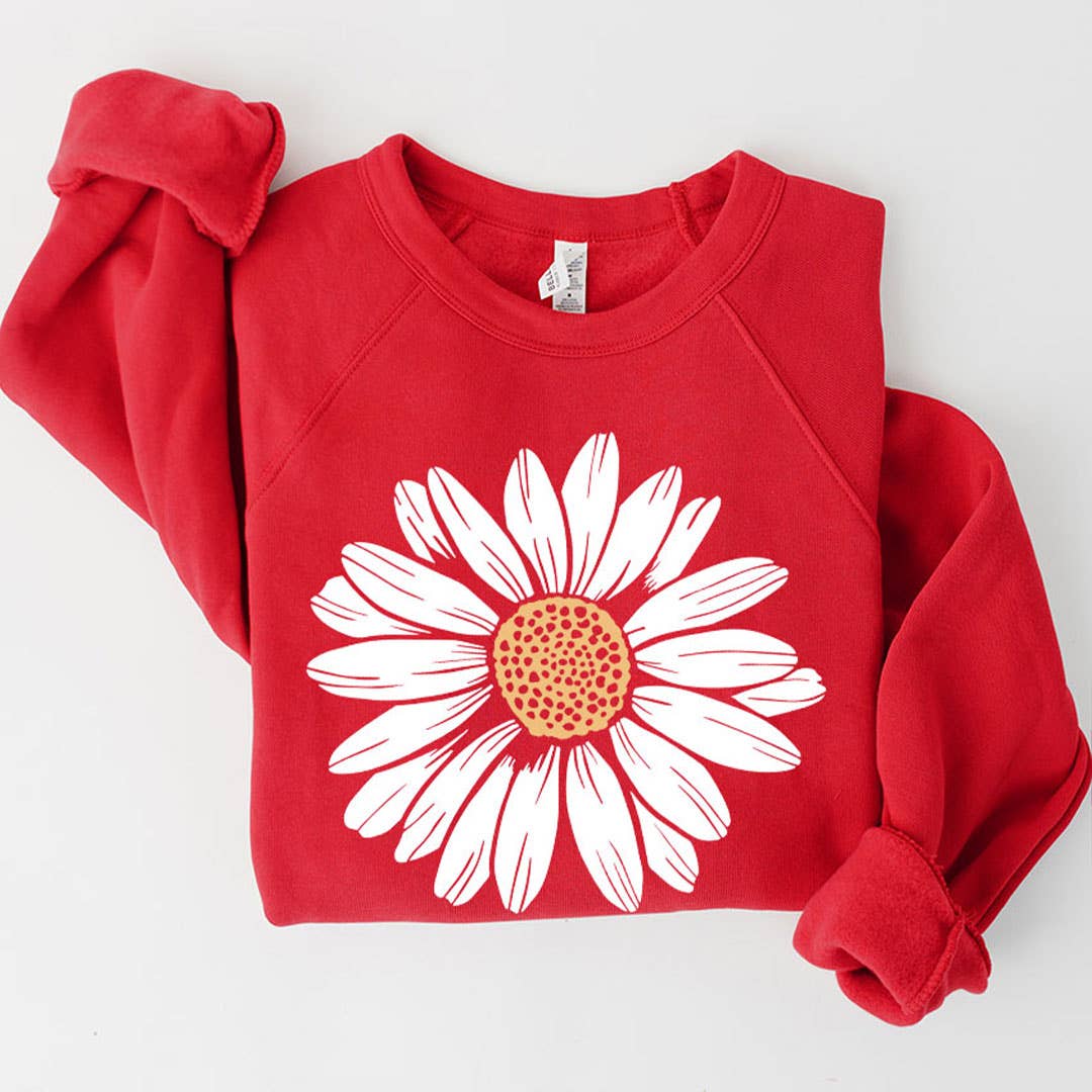 Kissed Apparel - Wholesale Graphic Sweatshirt - Women's - Daisy Flower Spring Floral Summer Blossom Bloom Sweatshirt5