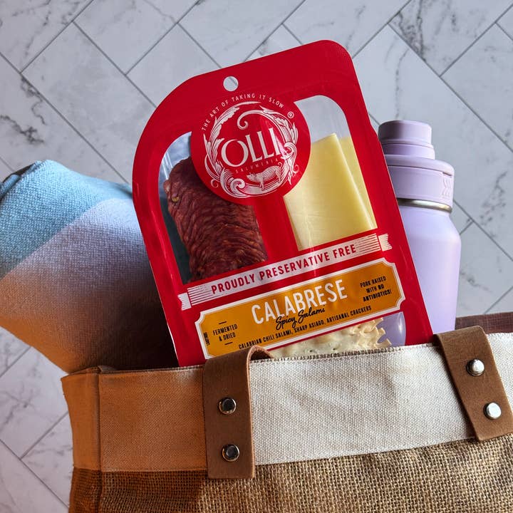 Olli Salumeria Americana - Wholesale Salami - Olli Calabrese & Asiago Snack Pack1