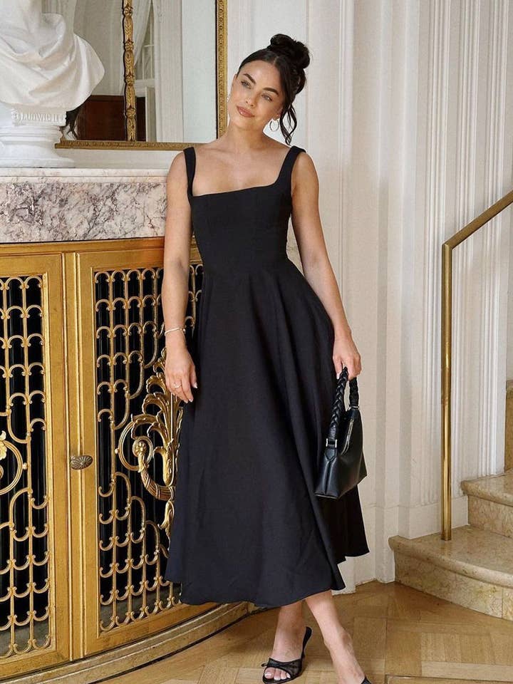 Matryoshka Today - Wholesale Dress - Women's - 2025 NEW French Chic Summer Sundress Slim Stylish