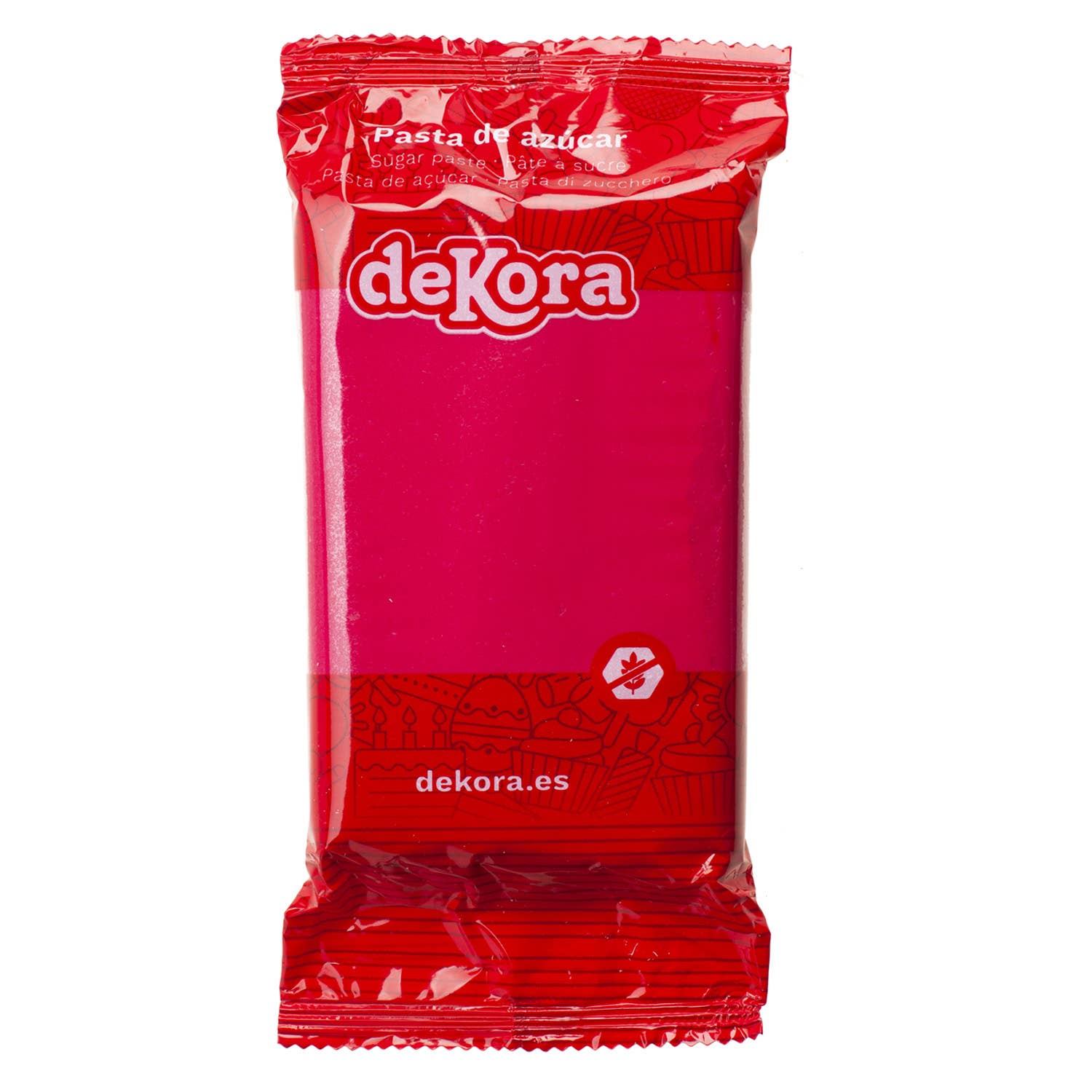 dekora - Vendita all'ingrosso Kit decorazione torte - FONDENTE FUCSIA SENZA GLUTINE 250G0