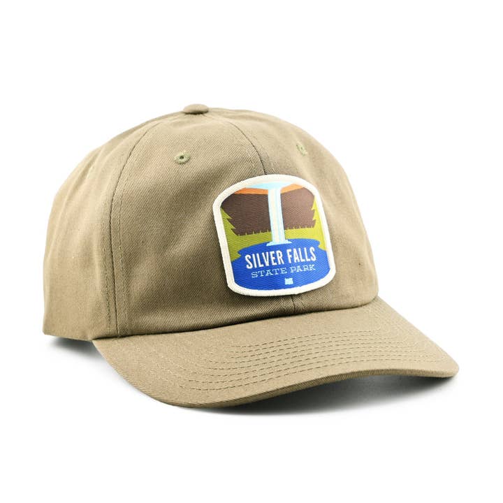 Silver Falls Dad Hat for wholesale by Patchmarks