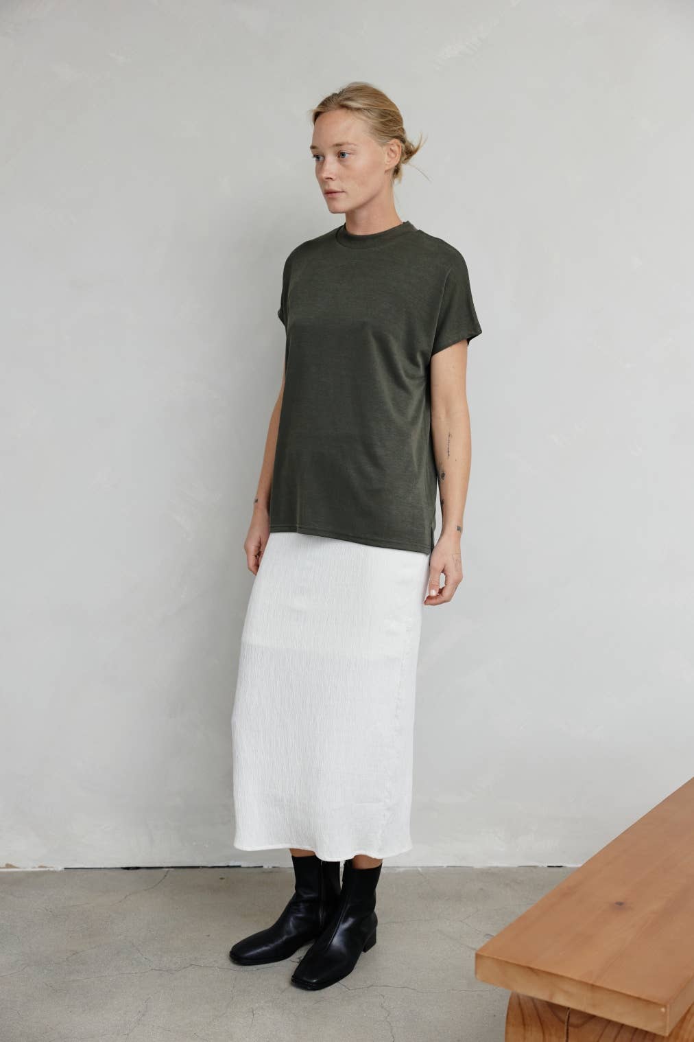 MOD REF - Vente T-shirt – femme - The Ashton Top | Haut délavé à épaules tombantes9