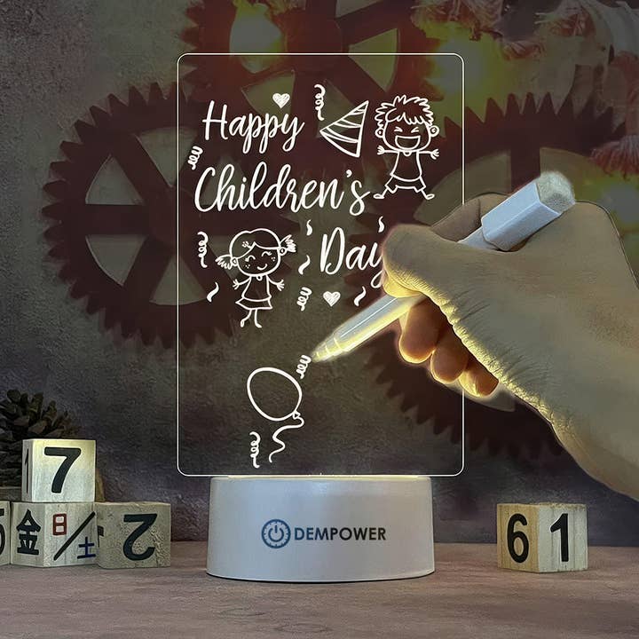 Mtistanbul LTD – wholesale Nattlampa – Anpassningsbar LED-akrylmeddelandelampa0