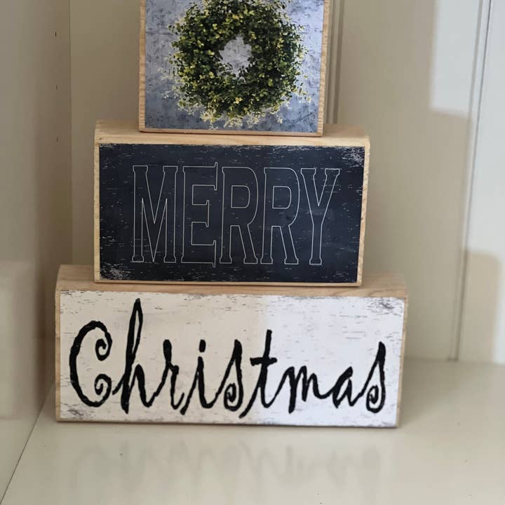 God jul krans Block Set för wholesale av Thompsons Handmade Country LLC