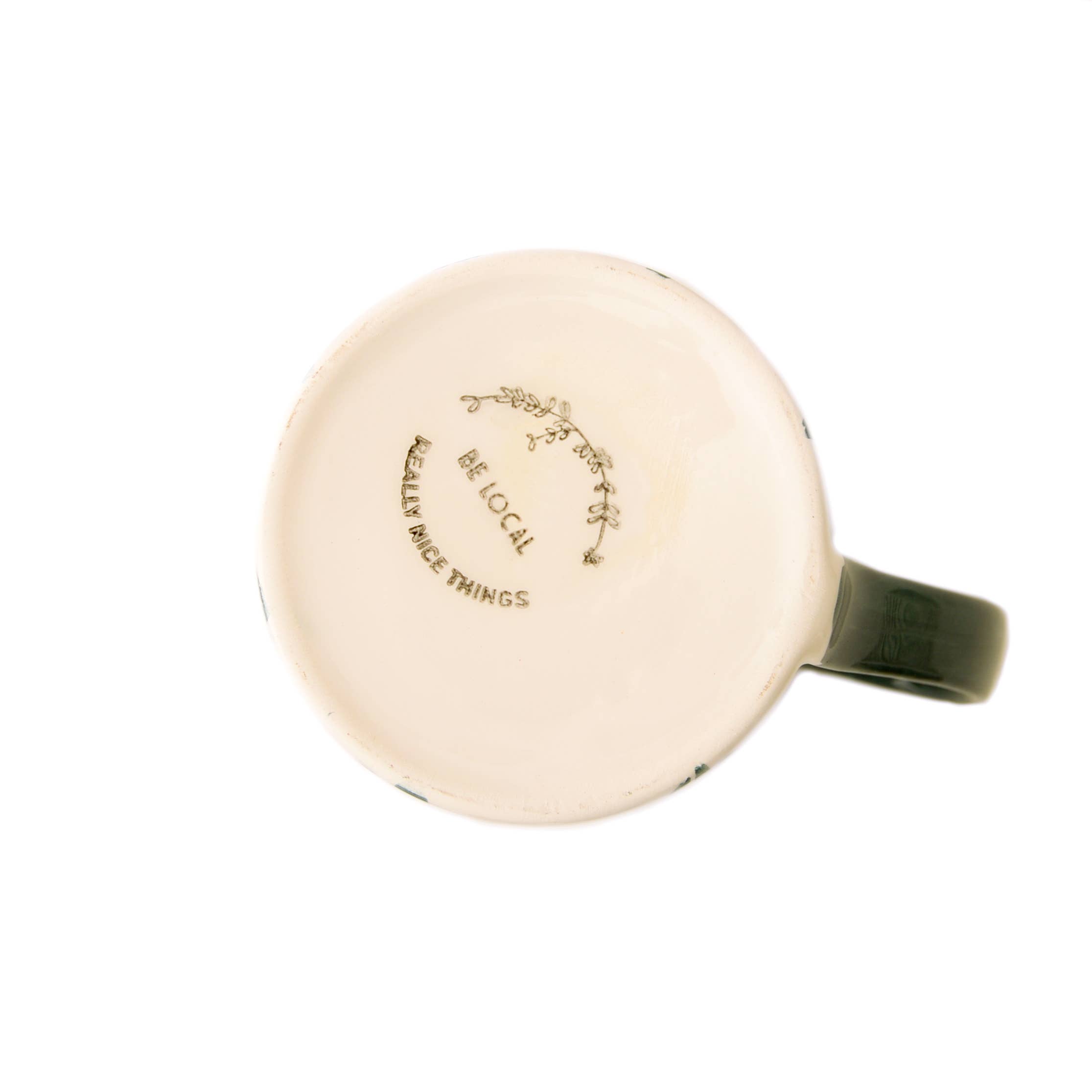Really Nice Things - Vendita all'ingrosso Tazza - Tazza Paula in ceramica con motivo foglia1