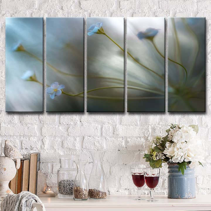 Jasmine' 5-Pc Canvas Wall D?©cor Set for wholesale by Ready2hangart, Inc.