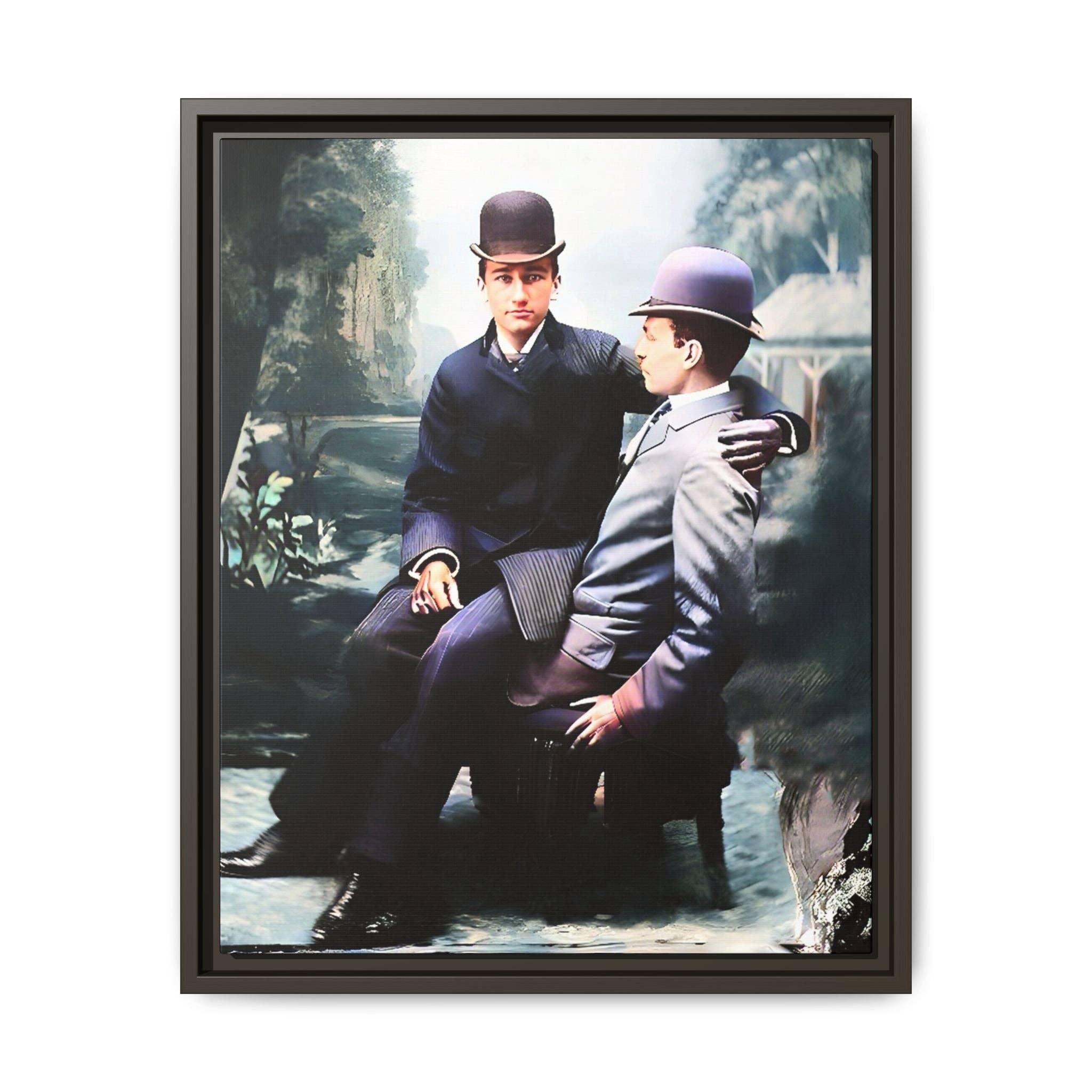 Walt & Pete - Wholesale Art Print - paire 027 | Framed Vintage Photo - Matte Canvas4
