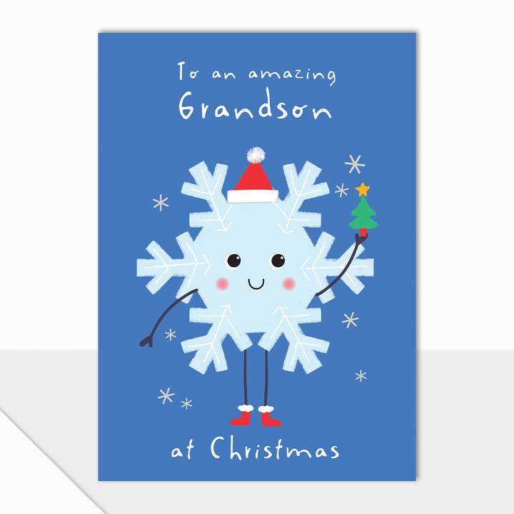 Allsorts - To An Amazing Grandson - Snowflake for wholesale by Laura Darrington Design Ltd