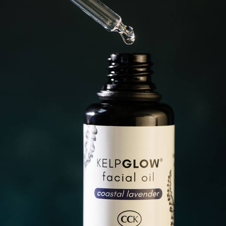 Cold Current Kelp - Wholesale Facial Oil - KelpGlow® Facial Oil (Coastal Lavender) - 1 fl oz (30ml)3