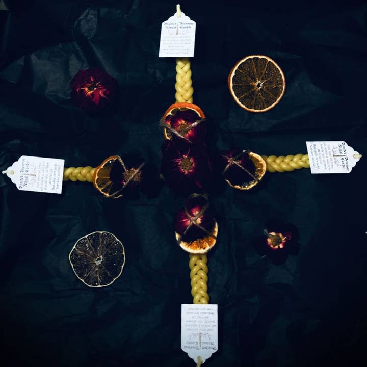 BlakByrd Botanika - Wholesale Tapered candle/candlestick - Braided Beeswax Candles2