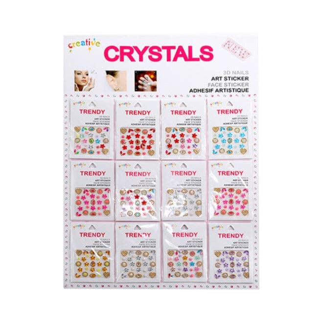 Atlas Fashion - Wholesale Body Glitter/Shimmer - Adhesive Face Gem Assortment1