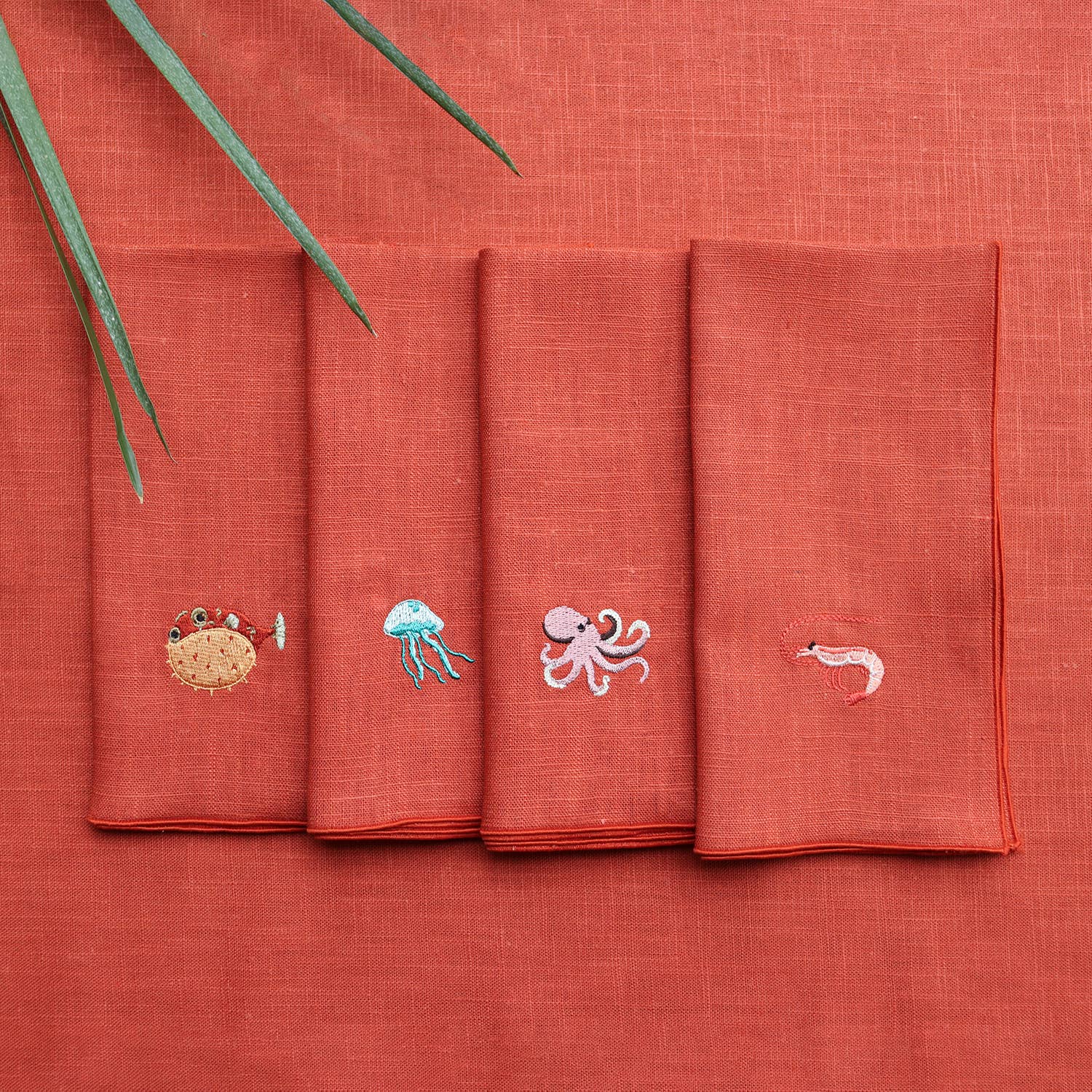 Giardino Segreto - Wholesale Dinner & Cloth Napkin - MARINA pure linen napkin1