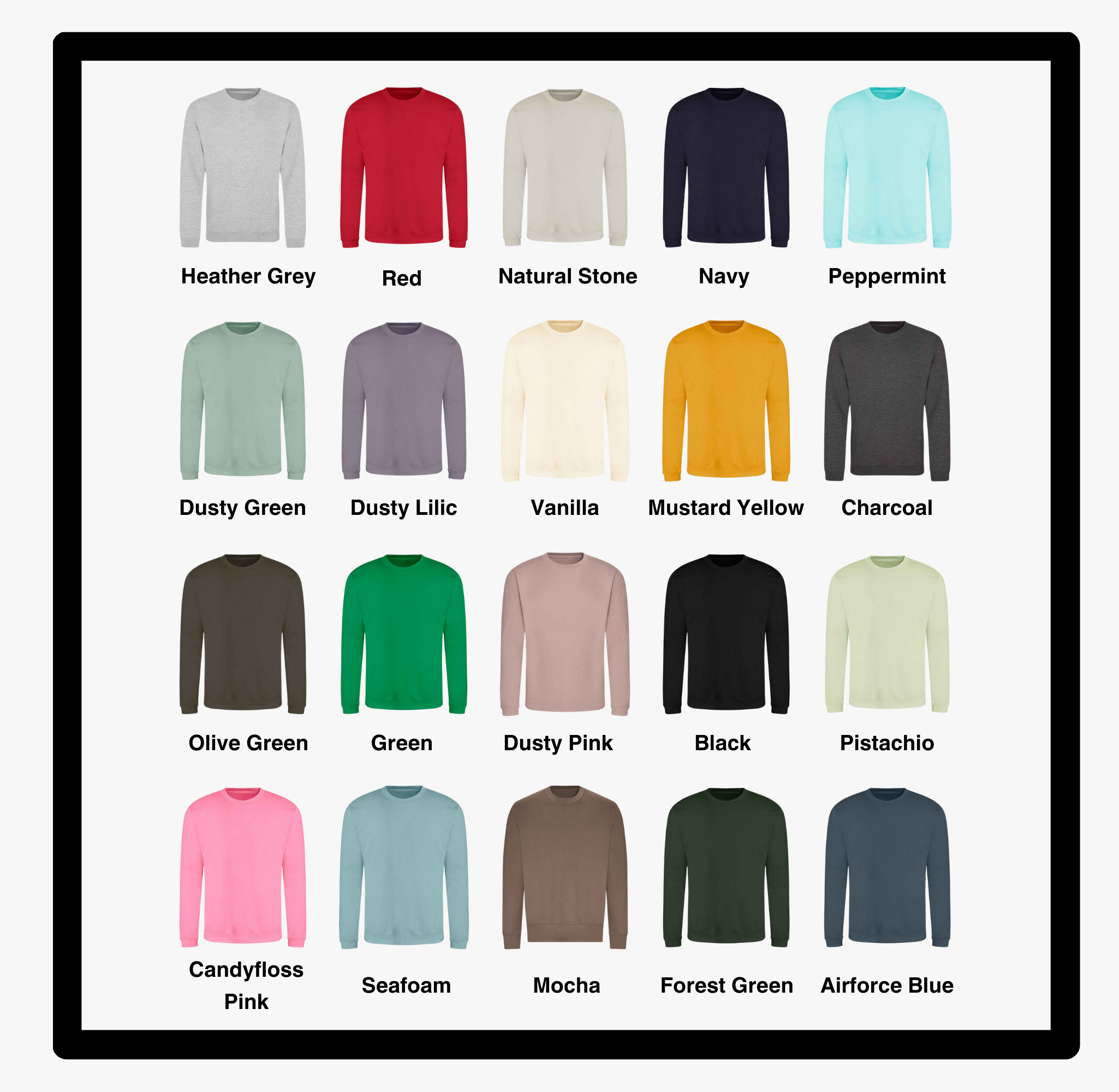 Thread and Needles Co - Wholesale Sweatshirt - Unisex - Add your design embroidered clothing2