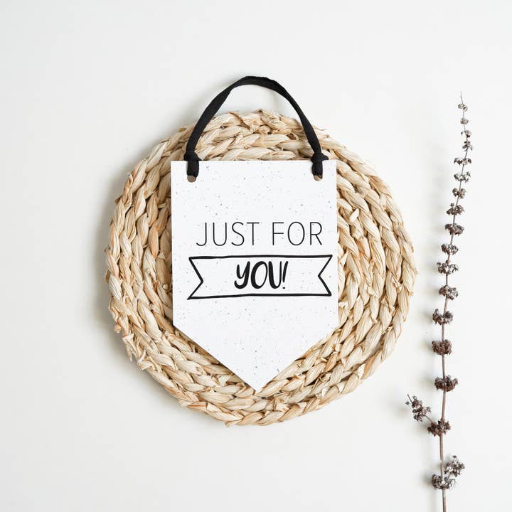 A6 Flag Card - Just For You for wholesale by MOODZ design