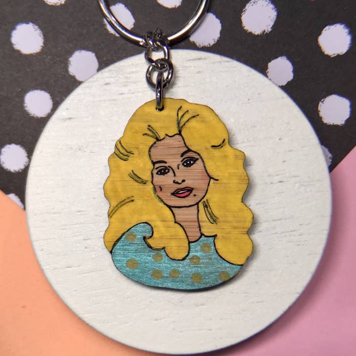 Milk Thieves - Wholesale Keychain - Women's - Keyring: Dolly Parton