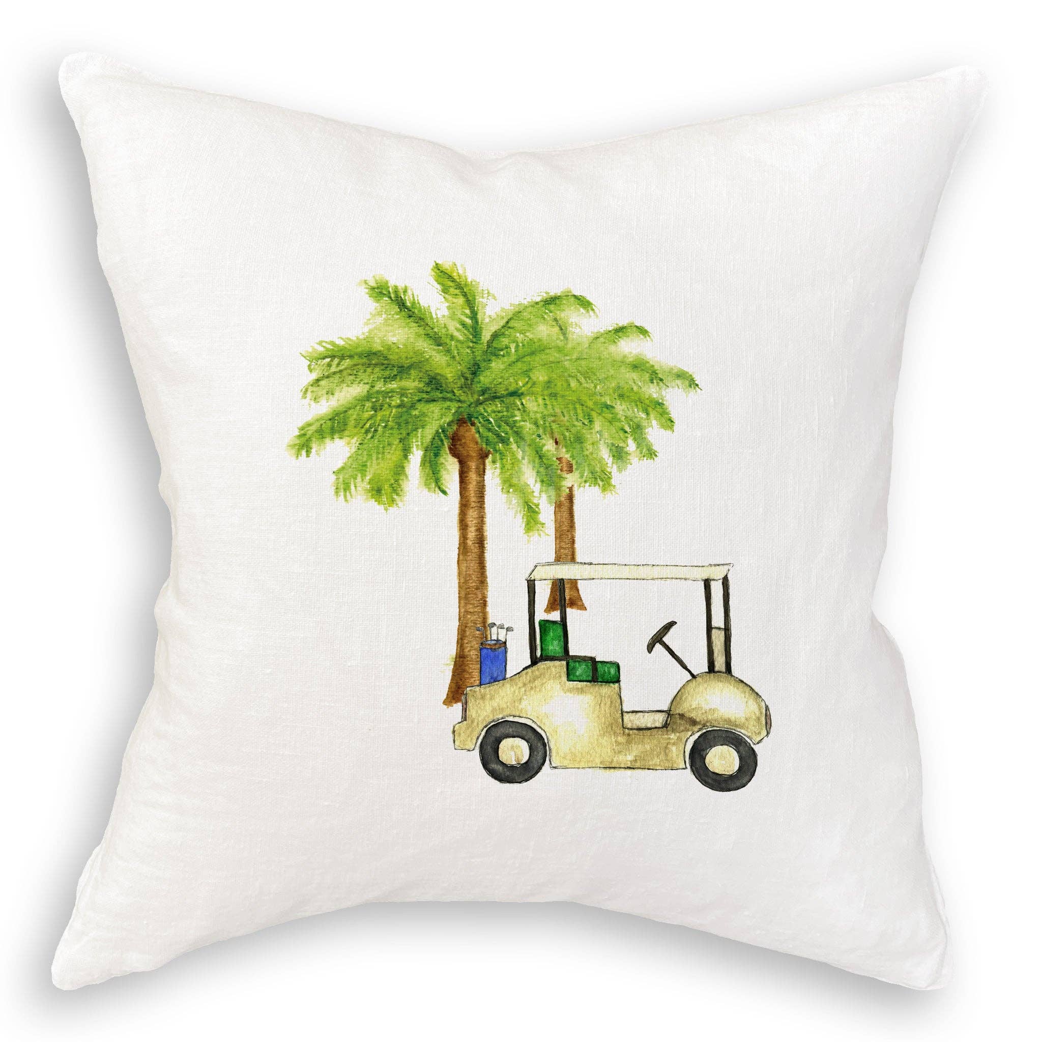 French Graffiti - Wholesale Tea Towel - Golf Cart with Palm Trees11