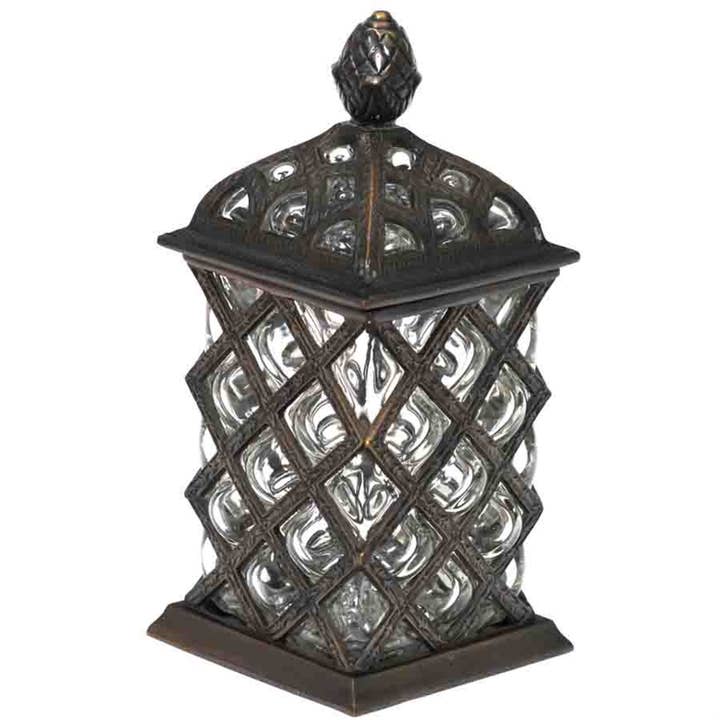 Decorative Square Glass Jar for wholesale by R. Expo/Song of India