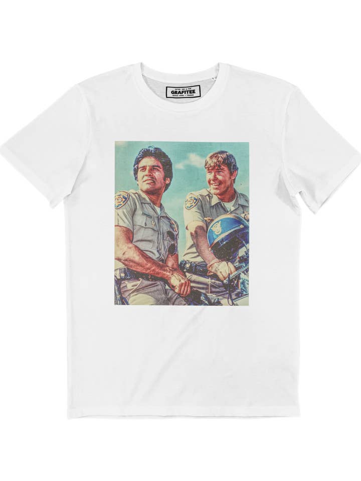 Jon+ Ponch T-shirt - TV series photo t-shirt for wholesale by Grafitee