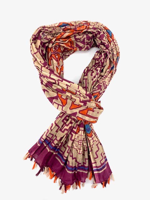 Maison Unik Accessoires - Wholesale Scarf - Unisex - Indian cotton scarf - unisex3