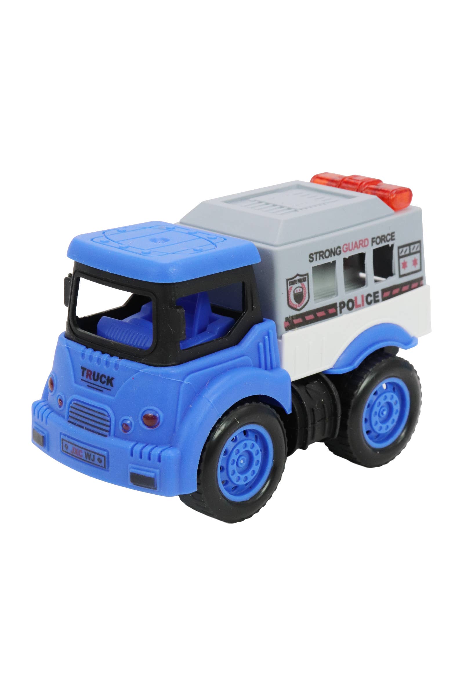 Cap Zone – Engroshandel Legetøjsbil/lastbil - Børn – Politibil Diecast Miniature Legetøjsbil m/ Displayboks - 12 stk.10