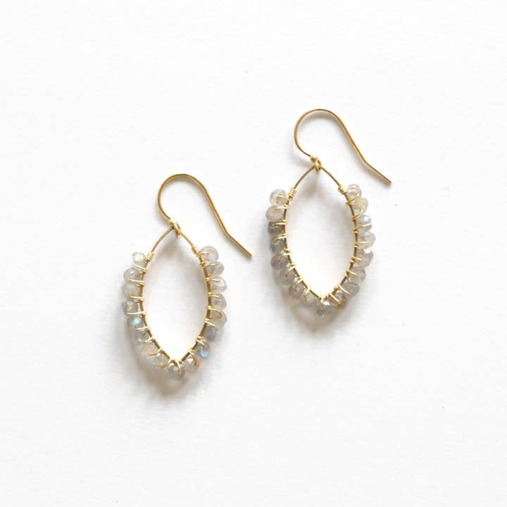 Lotus Petal Earrings for wholesale by The Didi Jewelry Project