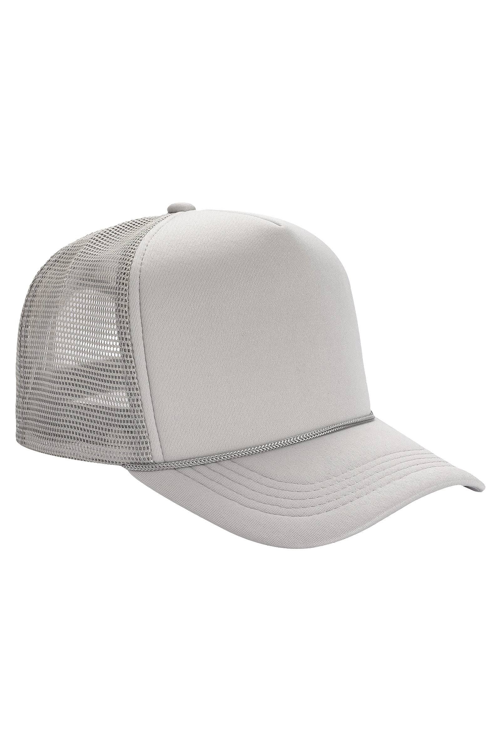 Cap Zone - Wholesale Trucker Hat - Unisex - Solid Five Panel Foam Trucker Hat9