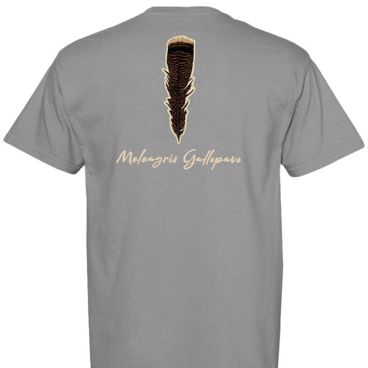 Ghost Ridge Brand - Wholesale Screen Printed T-Shirt - Unisex - Turkey Feather T-Shirt20