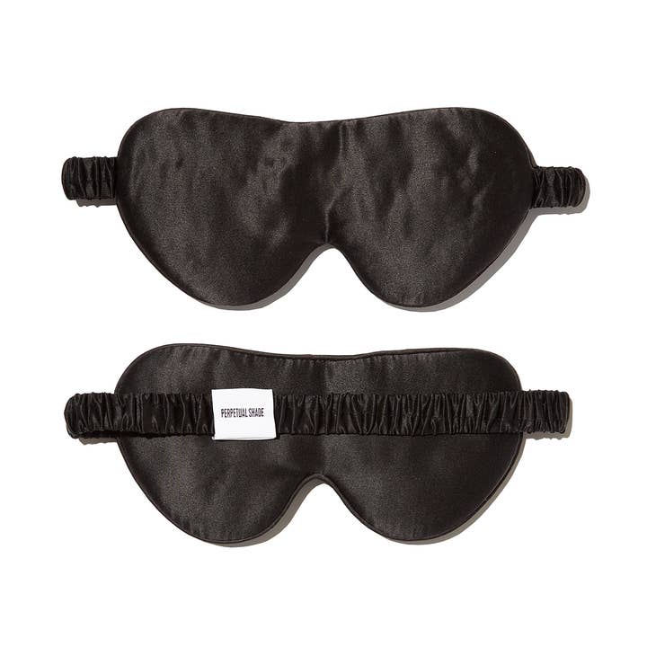 Masque de sommeil en soie noire pour la vente par Perpetual Shade