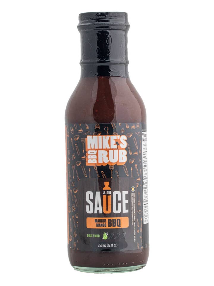 Mike's BBQ Rub La Sauce Mango BBQ for wholesale by Mike's BBQ Rub