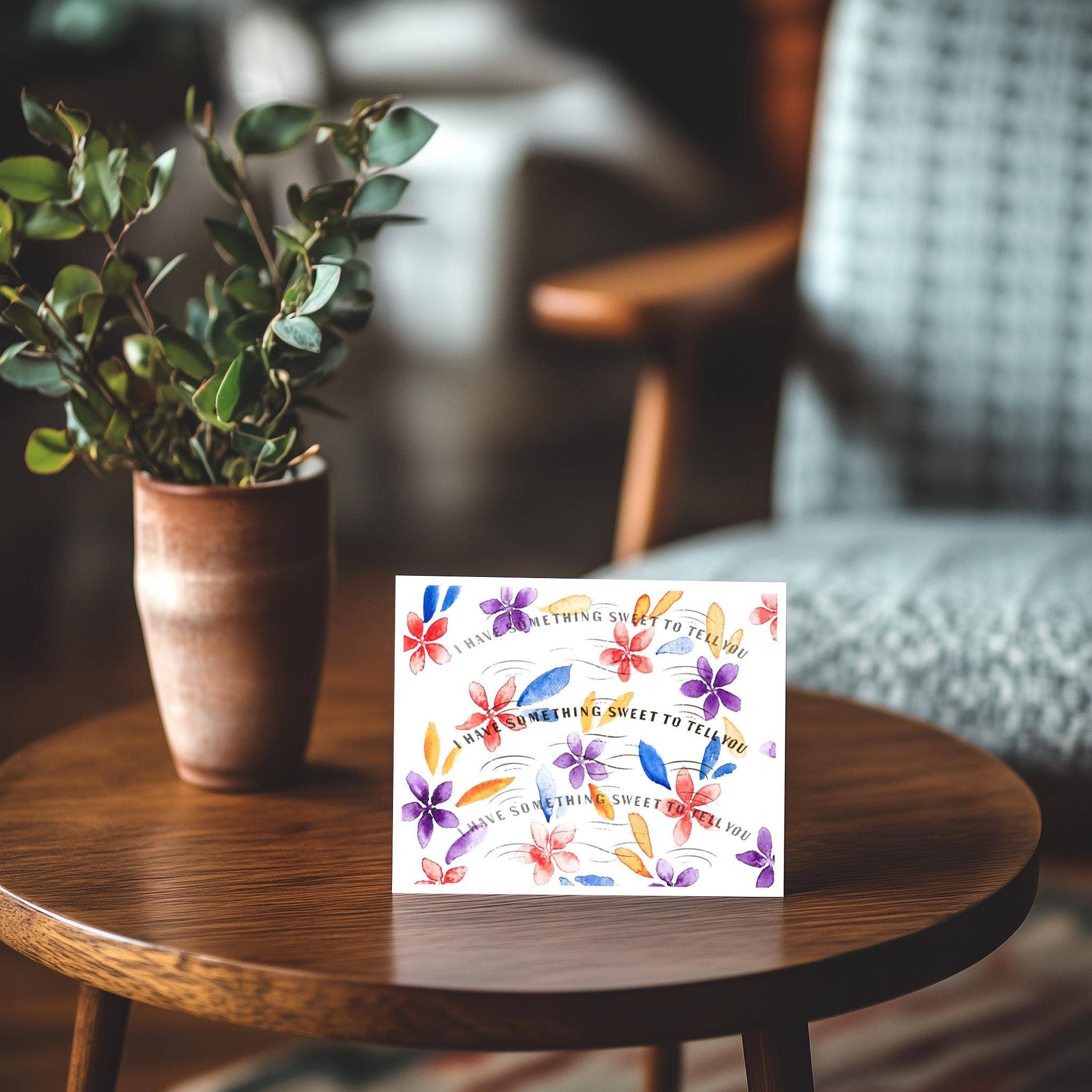 Capstone Artistry - Wholesale Love Card - Something Sweet to Tell You - All Occasion Card2