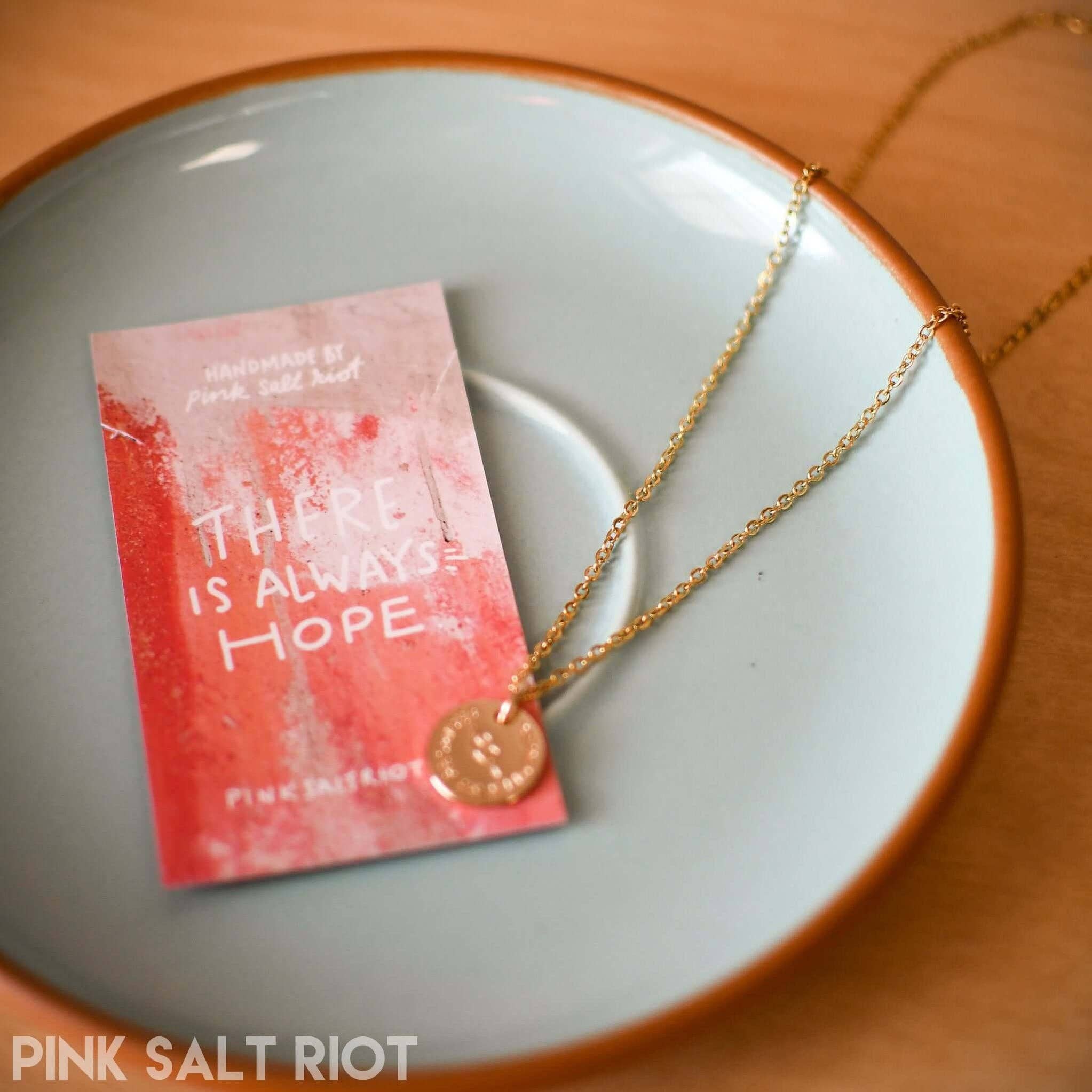 Pink Salt Riot – Großhandel Kette mit Anhänger/Charm – Erinnere dich an meine Versprechen Goldkette5