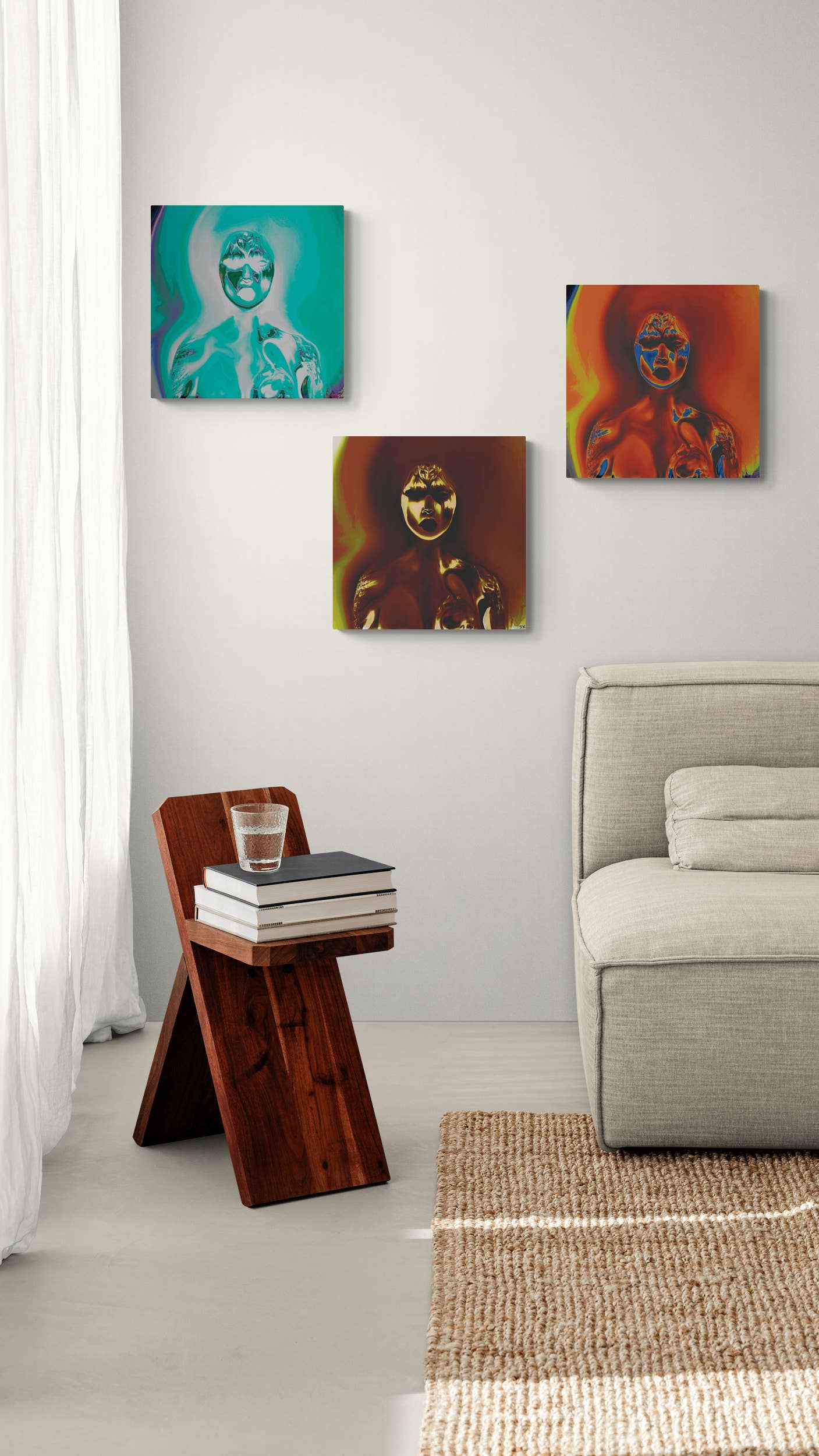 StudioKollisions - Wholesale Art Print - "Blink" Wall Art Print Set, Heavy Cardstock1