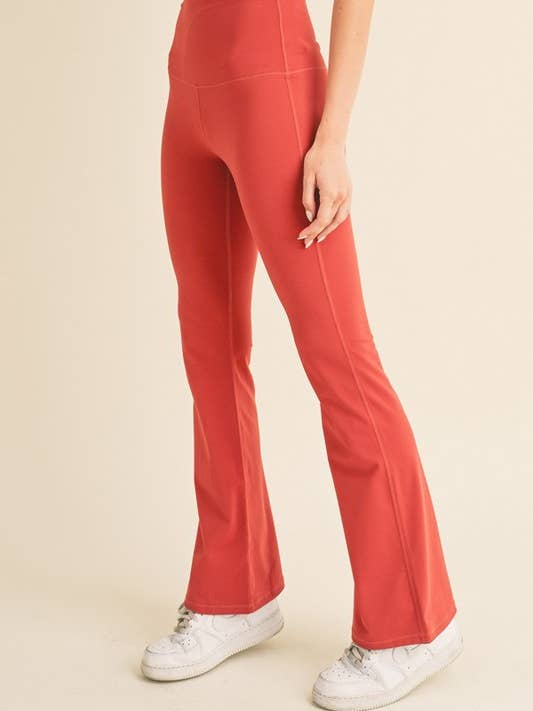 Pantaloni a Zampa a Vita Alta Butterysoft da Donna per Yoga per la vendita all'ingrosso da parte di Yelete