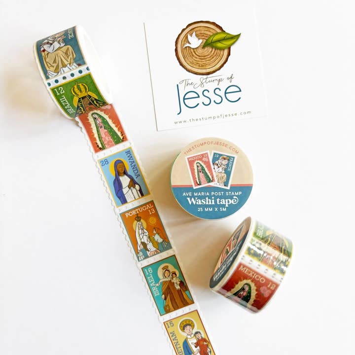 The Stump of Jesse - Wholesale Washi tape - Ave Maria Post Washi Tape | Marian Apparitions5