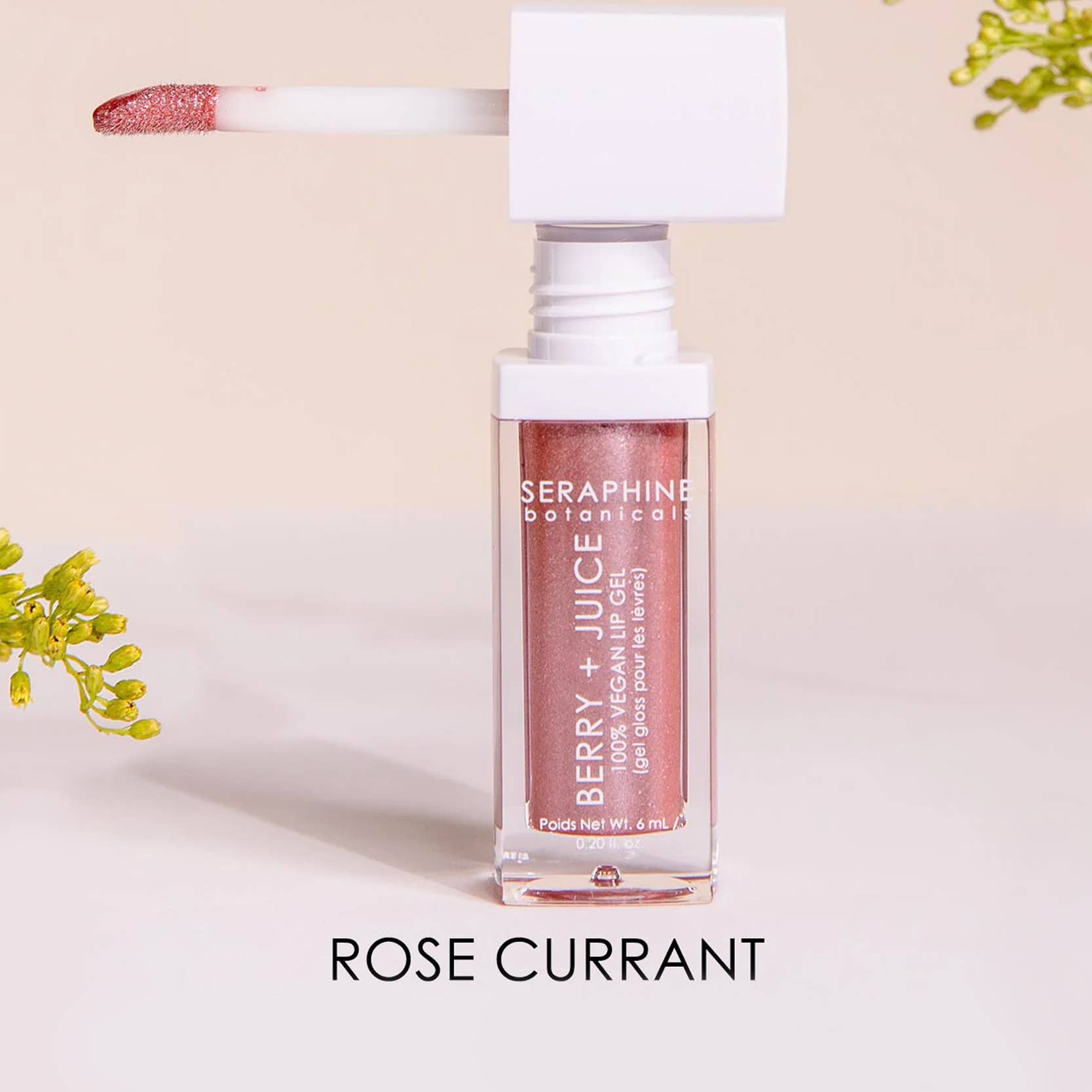 Seraphine Botanicals - Wholesale Lip Gloss - Berry + Juice - 100% Vegan Lip Gel8