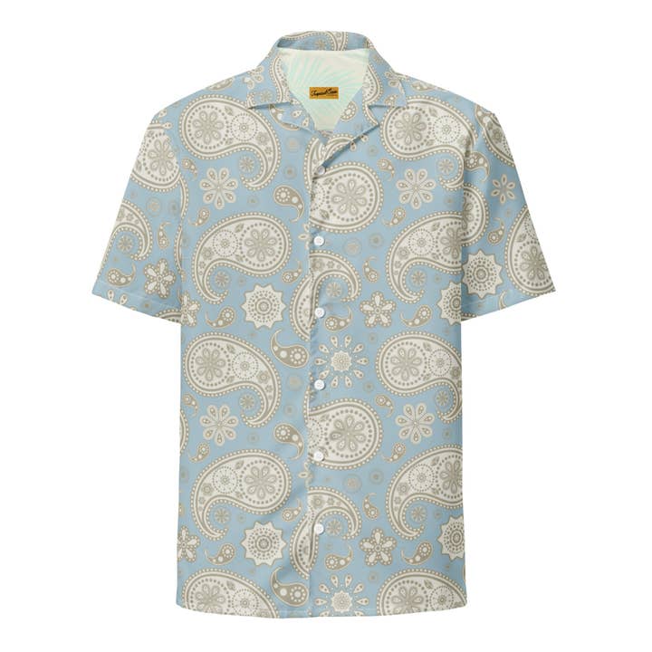 Exklusiv Paisley Yacht Club Performance Button Down Campskjorta för wholesale av Tropical Seas Clothing