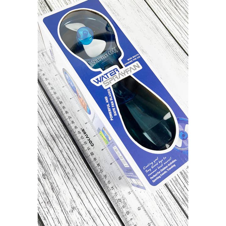 ASSORTED COLOR PORTABLE WATER BOTTLE MISTER SPRAY FAN for wholesale on Faire5