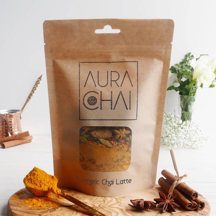 Turmeric Chai Latte Blend – 150g for wholesale by Aura Chai