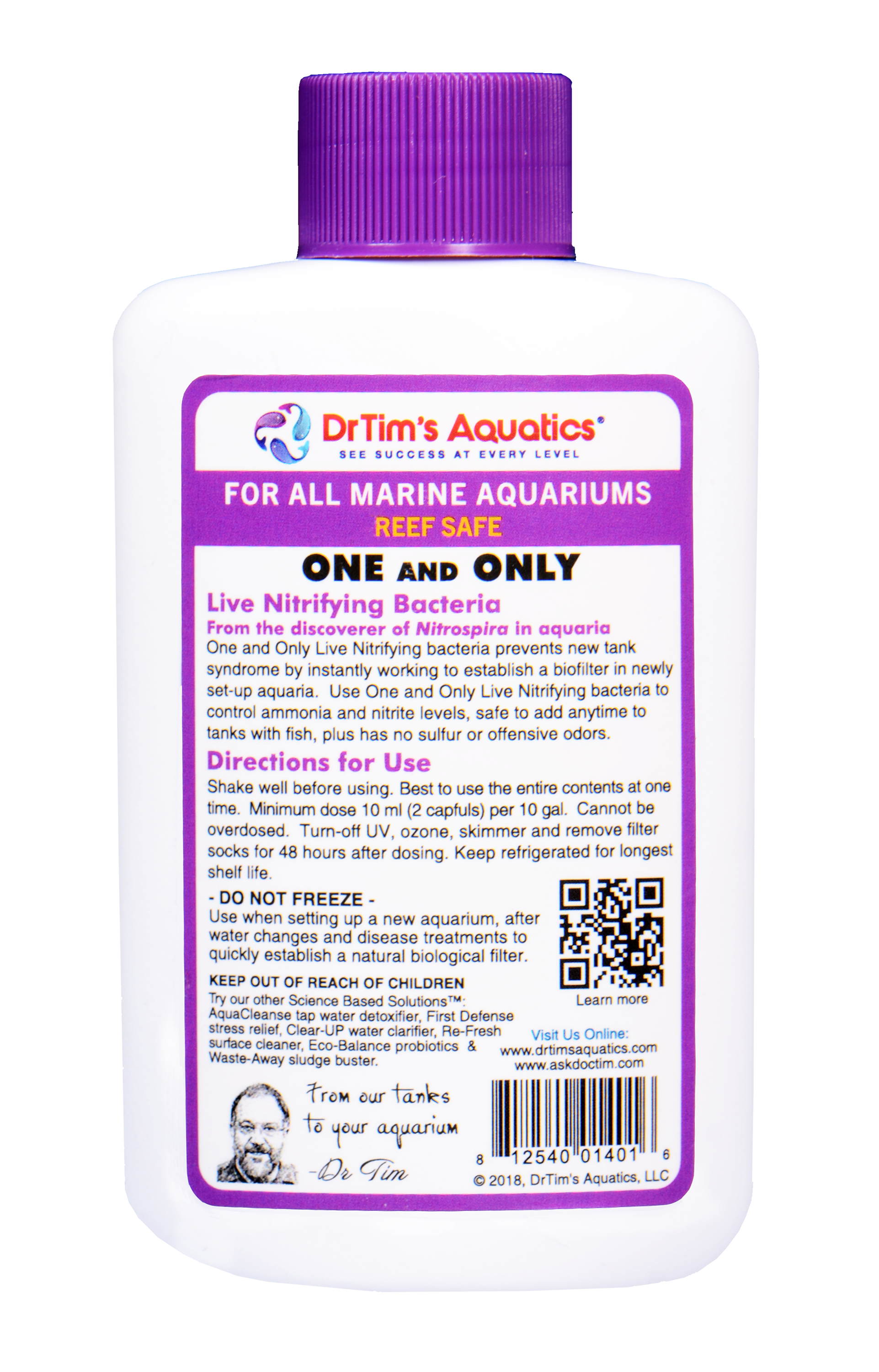 DrTim's Aquatics - Wholesale Pet Supplement - Not Cat/Dog - Reef One & Only3